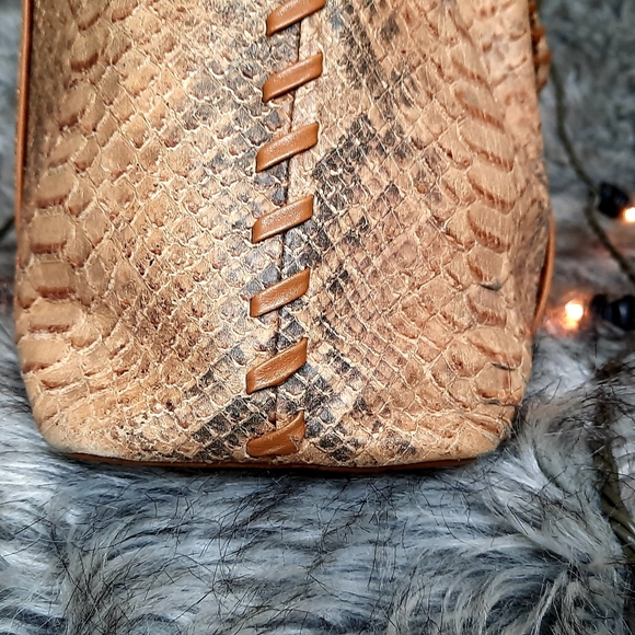 Via Spiga Python Handbag 14x11x4 - Picture 6 of 10
